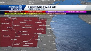 Wisconsin severe weather and possible tornadoes [upl. by Damalas]