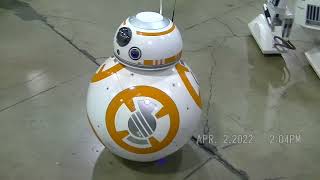 WonderCon 2022  BB8 and R2D2 robots [upl. by Raskin266]