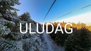 Uludag cable car Burca Turkey relax tour December [upl. by Eiramlatsyrc]