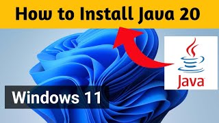 How to Install Java JDK 20 On Windows 11 [upl. by Maria517]