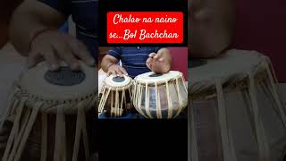 Chalao na naino se 💯 Bol Bachchan Tabla cover⚡🙏 tabla musicshortsviral [upl. by Anaytat]