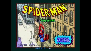 Spider Man Arcade Game Sega 1991 playthrough [upl. by Lydia811]