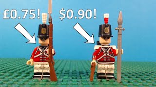 Review British Fusilier and British Sergeant Napoleonic LEGOCompatible Minifigures Aliexpress [upl. by Tigdirb]