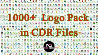 1000 CDR Logo Pack  Noreen Graphics [upl. by Wunder500]