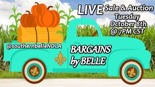 Sale Auction  BARGAINS BY BELLE  Come shop chat amp bid from the comfort of home [upl. by Auoy]