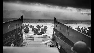 Original DDay footage US Troops storming the Beaches of Normandy [upl. by Nalek]