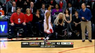 How Bulls fans react when Derrick Rose got hurt [upl. by Odraccir]