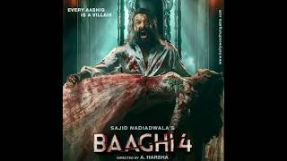 Baaghi 4 New Poster Sanjay Dutt Is A Villain Bathed In Blood And Heartache  FilmiIndian tiger [upl. by Ahtiek799]