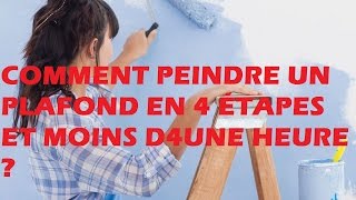 comment peindre un plafond sans traces [upl. by Atilegna]