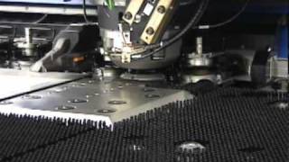 TRUMPF TruPunch Punching Machine Wheel Tool Demo [upl. by Sellers]