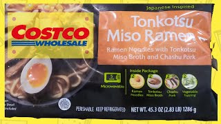 Costco Finds  Tonkotsu Miso Ramen [upl. by Quint851]