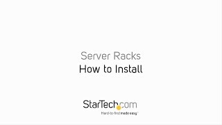 How to Install  Server Racks  StarTechcom [upl. by Bobby]