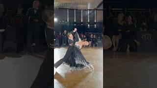 Slow Foxtrot 🤍 dance ballroomdancesport dancesport dancevideo [upl. by Amrita861]