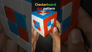 How to make checker board dot pattern on 4 by 4 rubiks cubecodes cubing [upl. by Letnahc489]