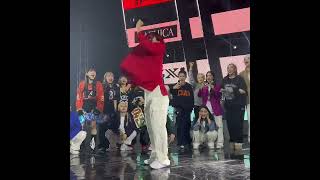 Street women fighter on the stage AIKI HOOK dance Hiphop [upl. by Eelyab4]