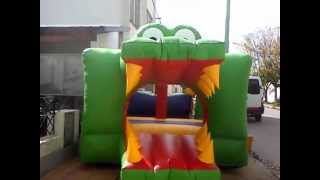 Cocodrilo inflable  Divertin Entretenimiento [upl. by Eineeuq]