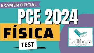 ✅ Resolución Examen PCE2024 de FÍSICA Tipo test [upl. by Adnamar579]