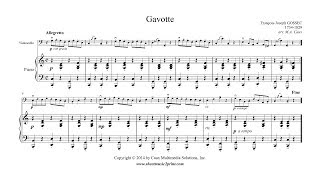 Gossec  Gavotte in C Major  Cello [upl. by Notlit]