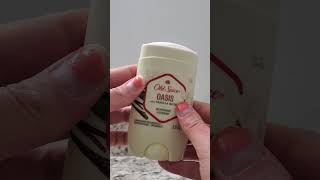 In Hand Review of Old Spice Deodorant for Men Oasis with Vanilla Notes Scent [upl. by Lianna]