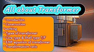 Transformer  transformer in detail 💯 transformer class 12  Types  construction amp working [upl. by Shara38]