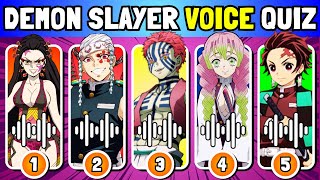 👺👿How Many DS Characters Can You Guess Just By Their Voice  Demon Slayer Quiz [upl. by Ihcas]