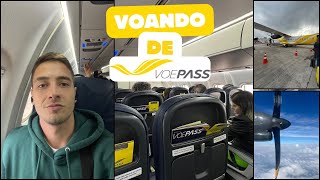 Testando a VoePass Antiga Passaredo  Como é Voar em Avião Turbo Hélice ATR 72 SP x Ribeirão [upl. by Abbate340]