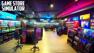 Opening A Gaming Store  Game Store Simulator  First Look [upl. by Jacinta529]