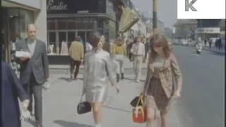 1960s Kings Road London Swinging 60s Fashion Rushes [upl. by Anaele]