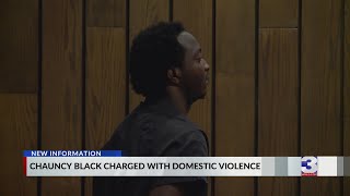 Chauncy Black in court again on domestic violence charge [upl. by Balas19]