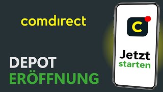 Depot eröffnen  comdirect Tutorial [upl. by Ahsikat]