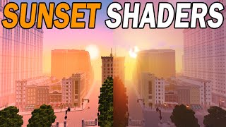 Best Minecraft Shaders Sunset Comparison SEUS Sildurs BSL Chocapic13 amp More [upl. by Enelehcim]