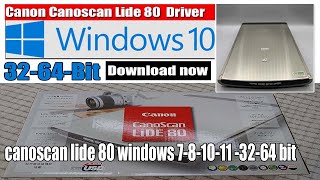 driver canon lide 80  canon canoscan lide 80 windows 10 driver  shtv [upl. by Terti]