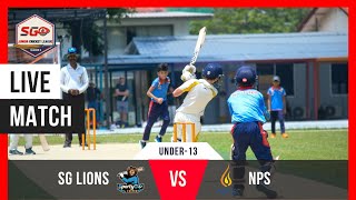 SG Junior League S2 Under  13 SG Lions vs NPS [upl. by Enaed]