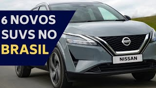 OS 6 NOVOS SUVS QUE ESTÃO CHEGANDO AO BRASIL [upl. by Wollis]