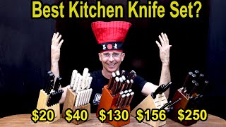 Best Knife Set 20 vs 250 Japanese Knives [upl. by Dempstor843]