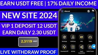 New USDT Site 2024  Best Usdt Investment Website  New Usdt Mining Site  New Usdt Earning Website [upl. by Odravde]