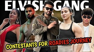 Elvish Gang All Contestants List For Roadies Journey  Roadies Double Cross All 20 Contestants Name [upl. by Wesley97]