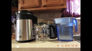 5 Stage Water Filter VS Distilled Water Using Mega Home Distiller What doesnt get filtered [upl. by Yttik301]