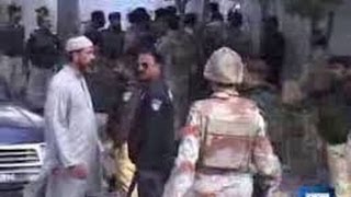 Dunya News  KarachiRangers personnel open fire on disputing couple kill husband [upl. by Vasos]