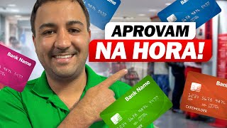 TÁ APROVANDO DE IMEDIATO  5 NOVOS CARTÕES DE CRÉDITO APROVAÇÃO FÁCIL E SEM COMPROVAR RENDA [upl. by Jessen]