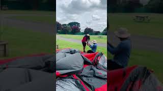 Torpedo7 Air Series 500  Folding the tent ⛺️ [upl. by Smailliw]