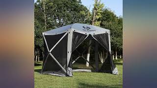 Mcombo 5Sided Gazebo Portable Pop Up Tent Canopy Shelter Hub Screen Tent for review [upl. by Marston]