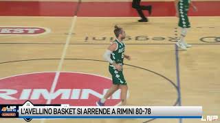 LAvellino Basket si arrende a Rimini i romagnoli vincono 8078 [upl. by Thgiled]