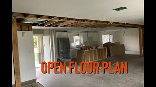 HOW TO CREATE AN OPEN FLOOR PLAN [upl. by Wiese778]