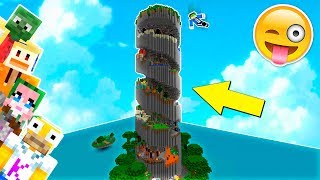 😱🏃 ¿PUEDES ESCAPAR de la TORRE MÁS ALTA DE MINECRAFT [upl. by Anomis]