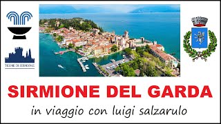 SIRMIONE  LA PERLA DEL LAGO DI GARDA  VEDUTA AEREA  colonna sonora di Ivano Fossati  quot Bella quot [upl. by Tirrell228]