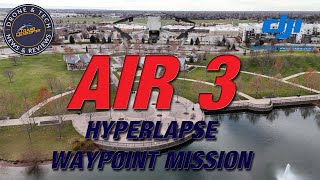 DJI Air 3 Waypoint HyperLapse at Kleiner Park [upl. by Otrebliw]