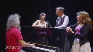 Notre petit cabaret de Béatrice Agenin et Émilie Bouchereau au piano le célèbre Simon Fache [upl. by Eustasius918]