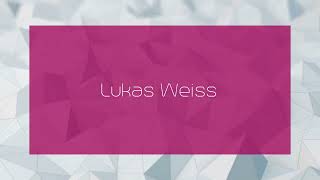 Lukas Weiss  appearance [upl. by Anileda]