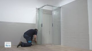 Naray 2L2 Shower Enclosure  Installation  Roca [upl. by Nomal109]